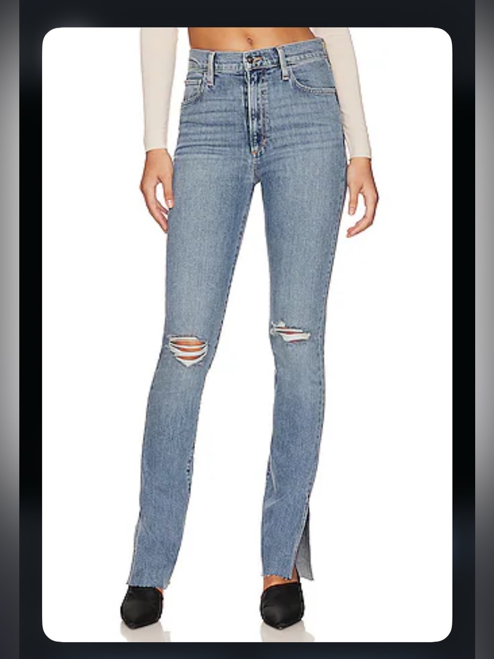 Nwt Valentina Super High Rise Tower Jean Laurel Canyon
FAVORITE DAUGHTER $220